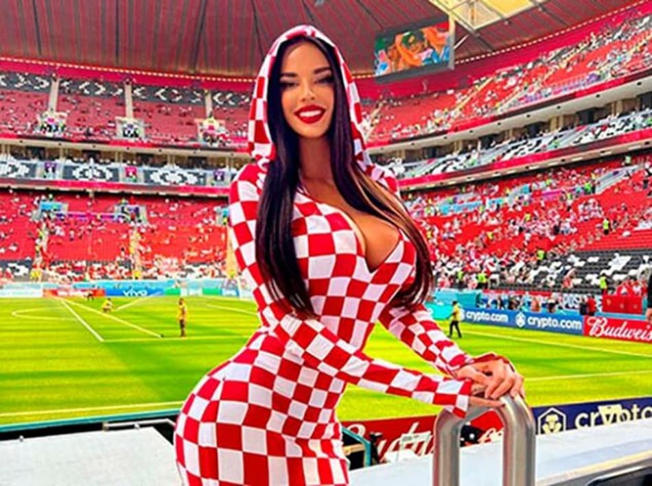 Conheça a torcedora da Croácia escolhida pela internet como Musa da Copa do Mundo 2022