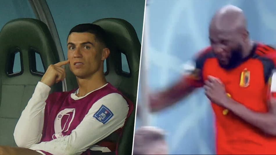 Cavani derruba VAR, Lukaku furioso, CR7 pistola… Os ‘esquentadinhos’ da Copa