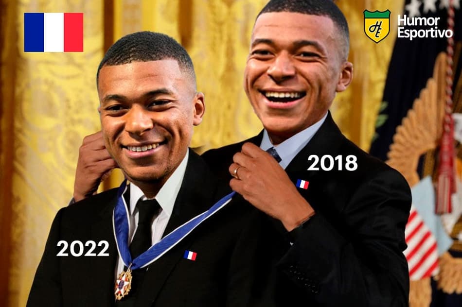 Web enaltece Mbappé em memes da classificação da França sobre a Polônia