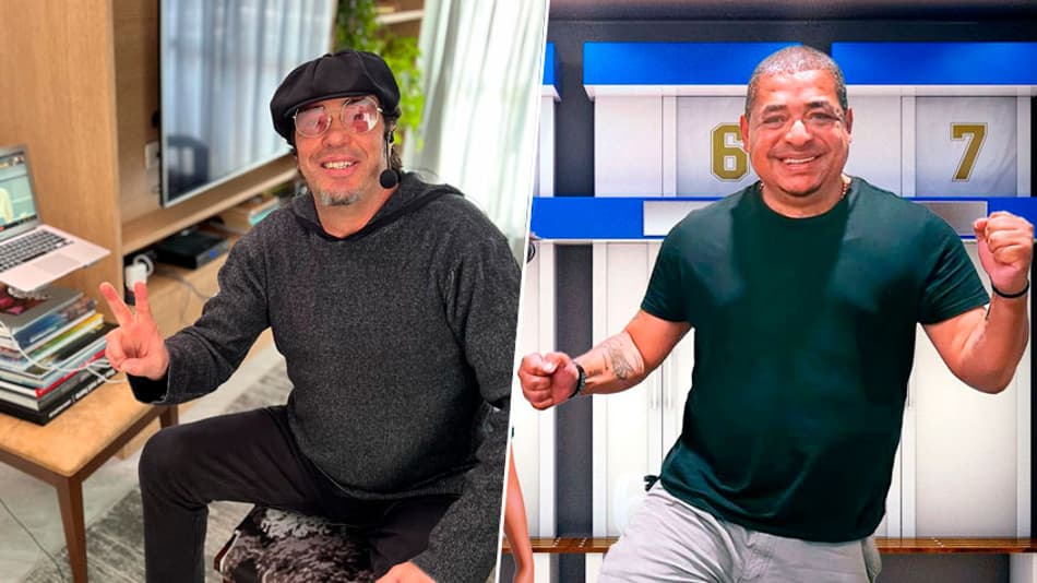 Vampeta alerta sobre fúria de craques do penta com Casagrande: lembre tretas entre jogadores e nomes do jornalismo esportivo