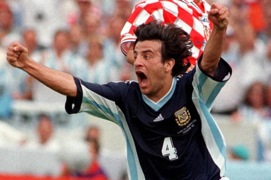 Ex-jogador da Argentina relembra gol contra a Croácia na Copa de 98
