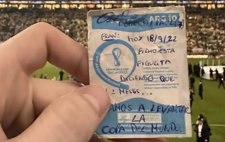 De Paul errou conta, mas ‘previu’ título da Argentina na Copa do Mundo