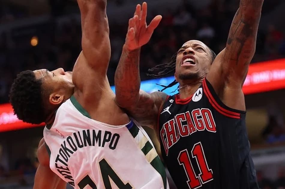 DeRozan leva a melhor sobre Antetokounmpo e Bulls vence Bucks na prorrogação
