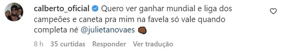 Após caneta de Arrascaeta, Carlos Alberto brinca nas redes sociais e alfineta: ‘Quero ver ganhar o Mundial’