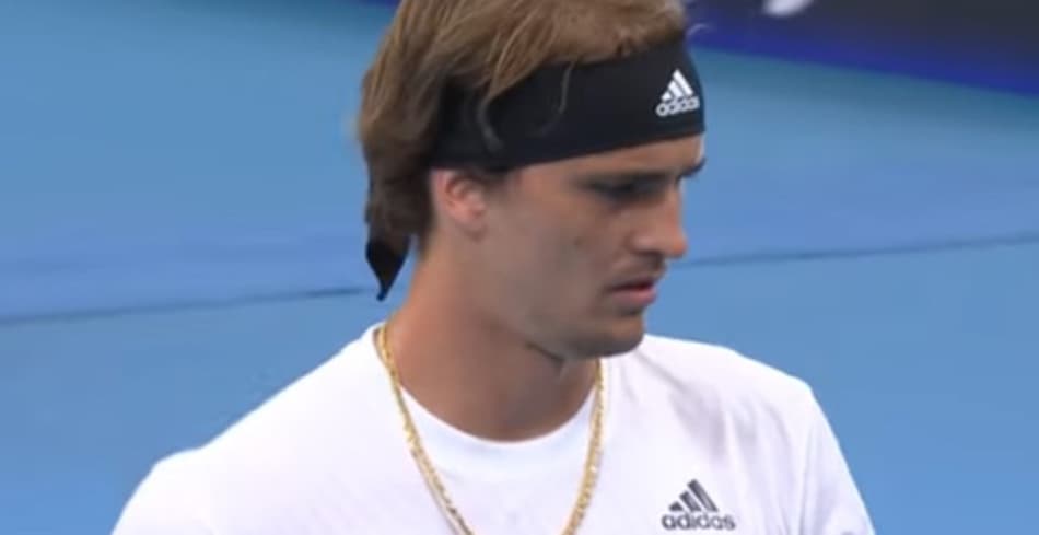 Alexander Zverev desolado