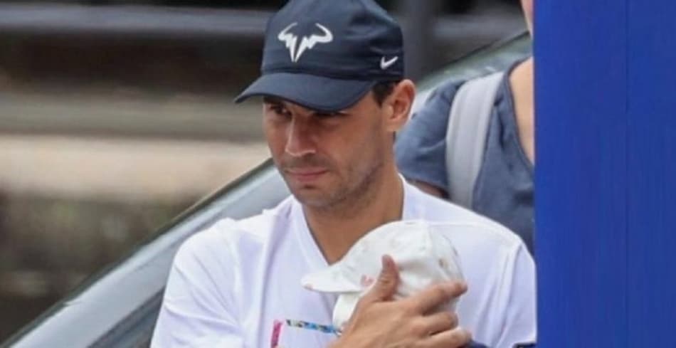Rafael Nadal com seu filho