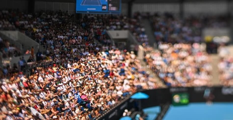 Público no Australian Open