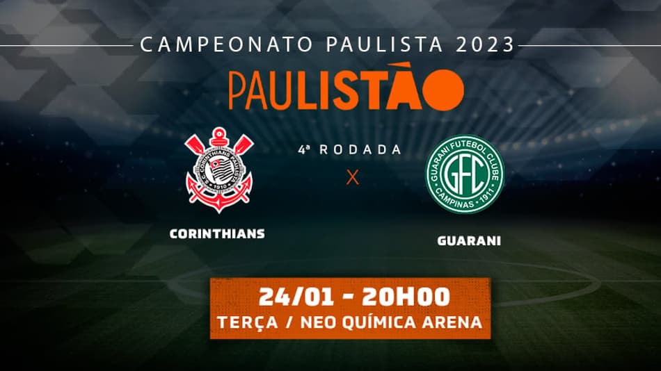 Corinthians x Guarani: onde assistir, prováveis times e desfalques do jogo pelo Paulistão