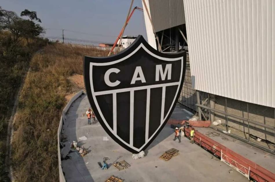 Estádio do Atlético-MG quase pronto: veja fotos das obras da Arena MRV