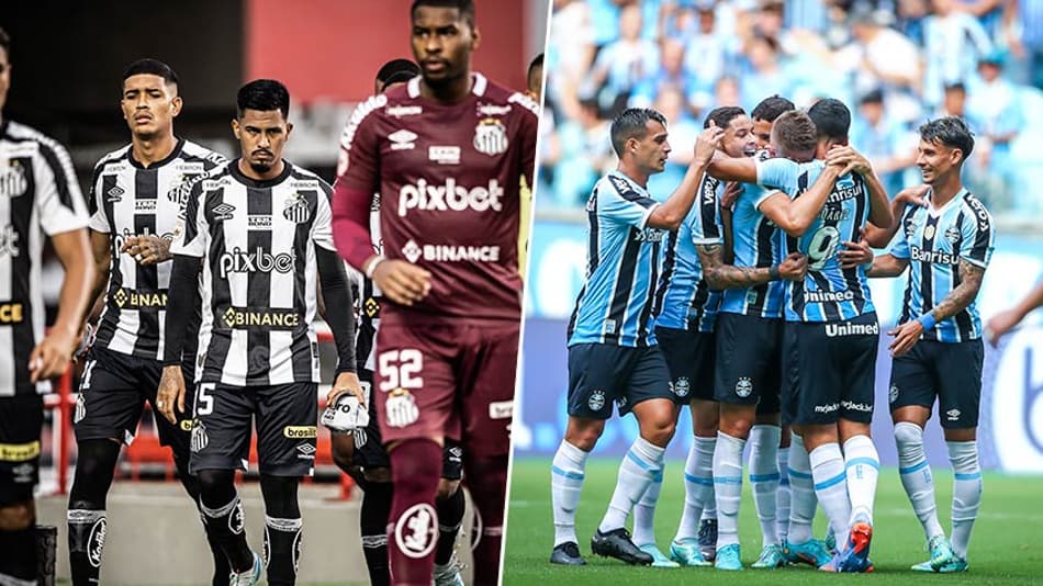 Santos na lanterna, Grêmio embalado… Veja a ‘classificação do ano’ entre os clubes do Brasileirão