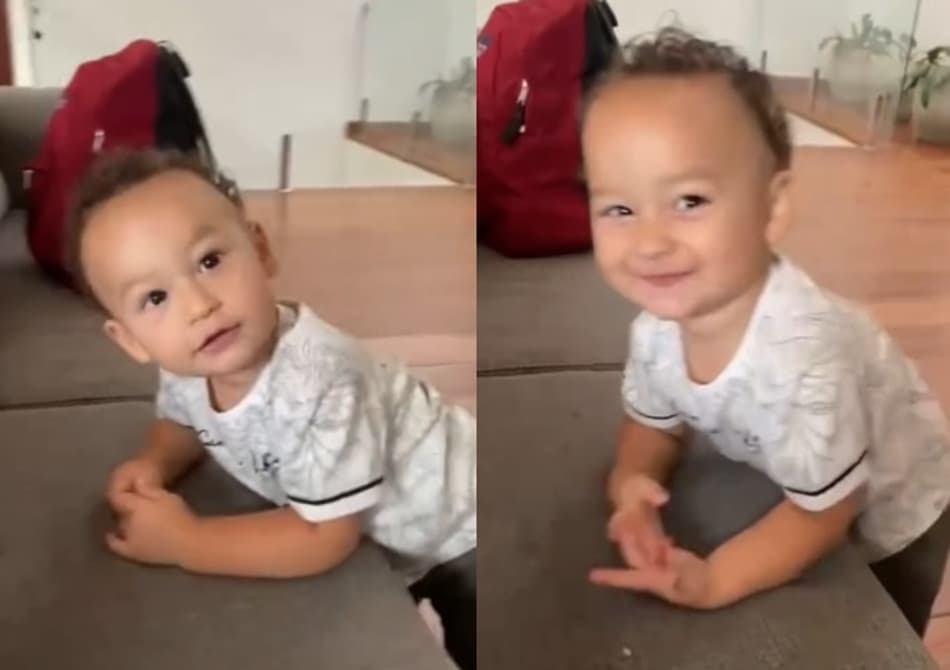 VÍDEO: Filho de Fred Desimpedidos reage ao pai cantando para ele no BBB 23
