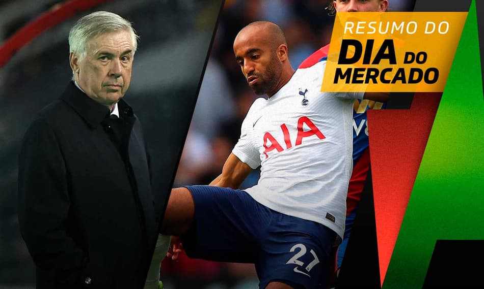 Ancelotti fala sobre Seleção Brasileira, Lucas Moura na mira de gigante… o Dia do Mercado!