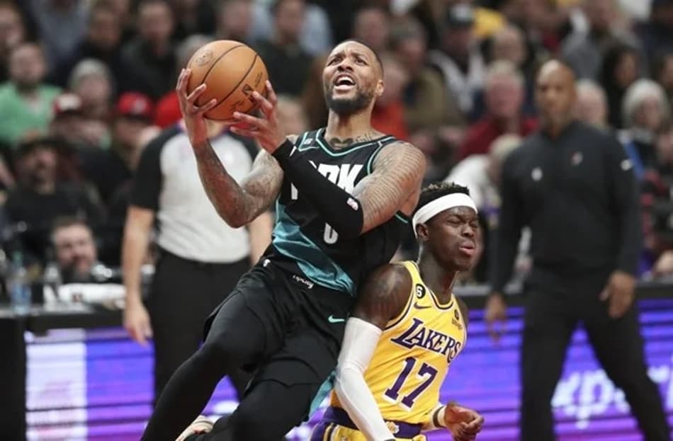 Blazers bate Lakers com show de Damian Lillard