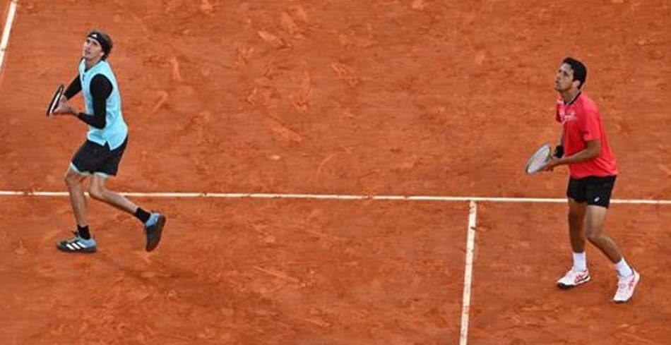Melo e Zverev voltam a jogar juntos nas duplas