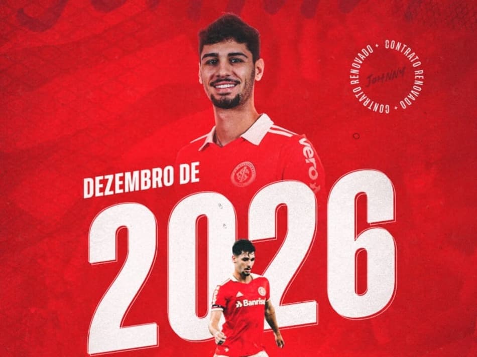 Johnny renova vínculo com o Internacional até 2026