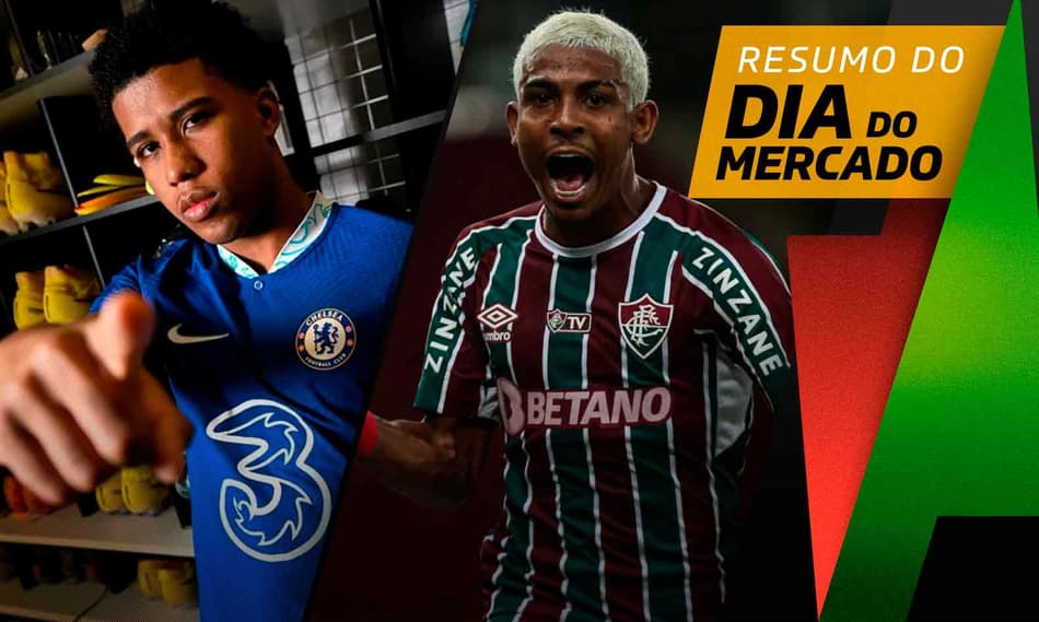 Palmeiras favorito por Andrey Santos, Fluminense recebe proposta por John Kennedy… O Dia do Mercado!
