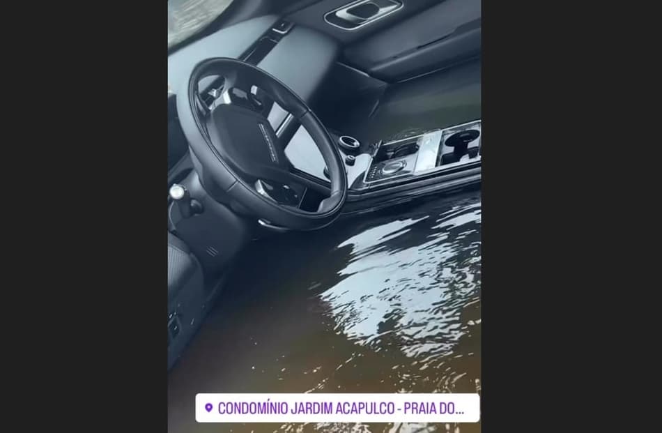 VÍDEO: condomínio de luxo onde Neymar tem mansão é alagado após forte chuva no litoral de São Paulo
