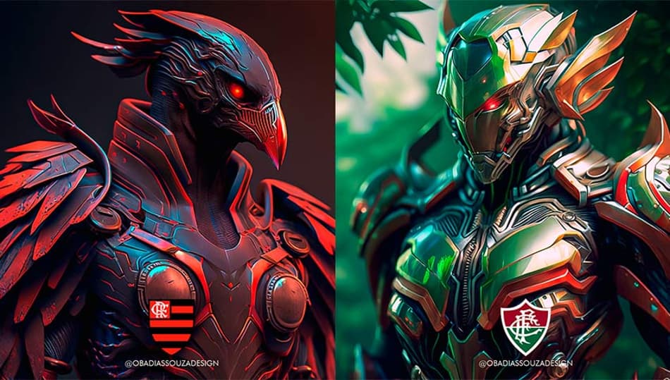 Web Stories – Designer recria mascotes dos clubes com Inteligência Artificial