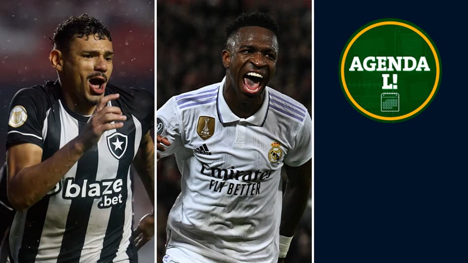 Agenda Lance! Botafogo e Real Madrid