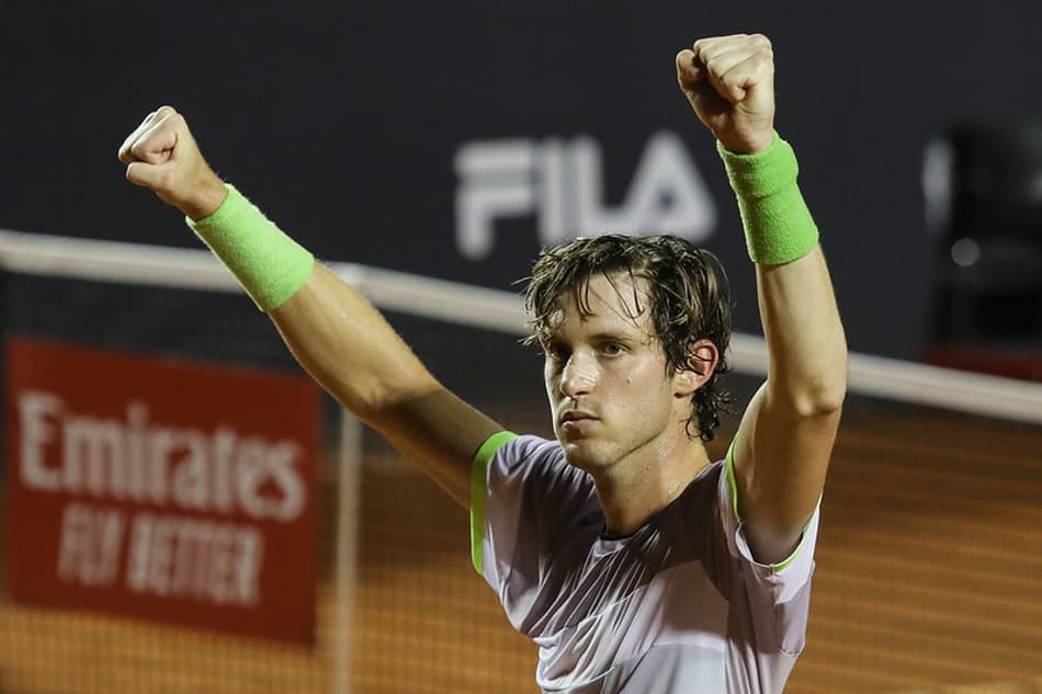 Nicolas Jarry em vitória sobre Sebastian Baez no Rio OPen