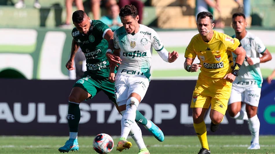 ATUAÇÕES: Raphael Veiga é destaque, mas não evita empate do Palmeiras com o Guarani