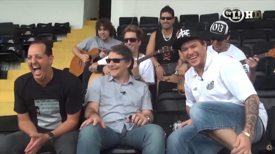 10 anos sem Chorão: reveja entrevista icônica do Charlie Brown Jr. com Benja pelo LANCE! na Vila Belmiro