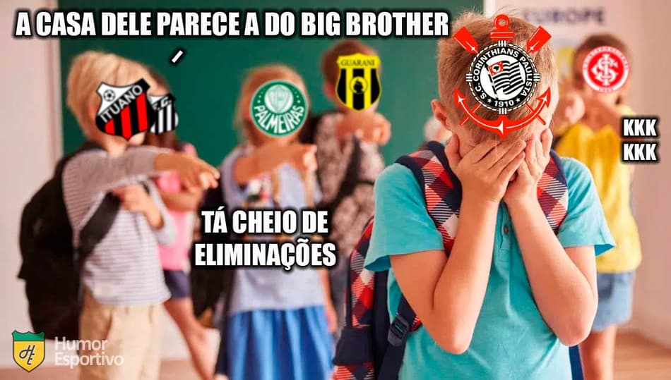 Virou BBB? Relembre, em memes, todas as eliminações do Corinthians na sua Arena