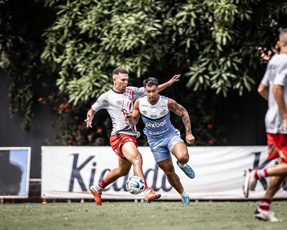 VÍDEO: Os gols da vitória do Santos em jogo-treino contra o Primavera