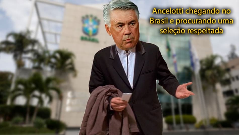 Derrota do Brasil para Marrocos rende memes até com Ancelotti