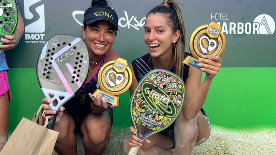 Isabela Garrido à direita e Raquel Iotte à esquerda