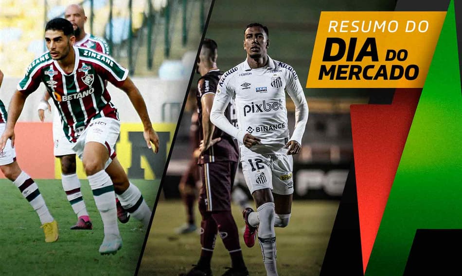 São Paulo encaminha chegada de meia do Fluminense, Vasco acerta com atacante do Santos… O Dia do Mercado!