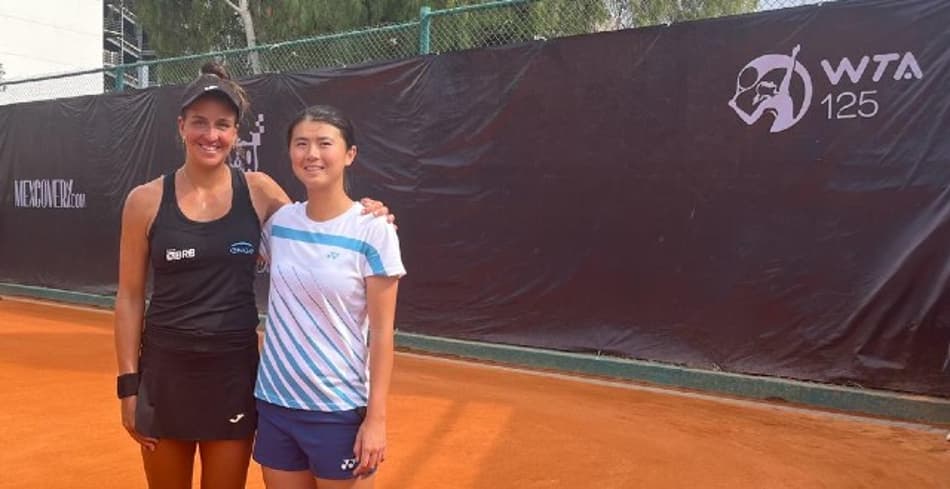 Ingrid Martins com Fang Wu em San Luis Potosí