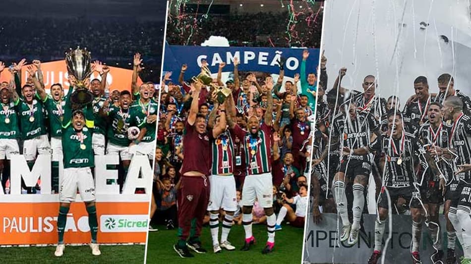Campeões estaduais definidos! Confira os brasileiros com mais títulos neste século