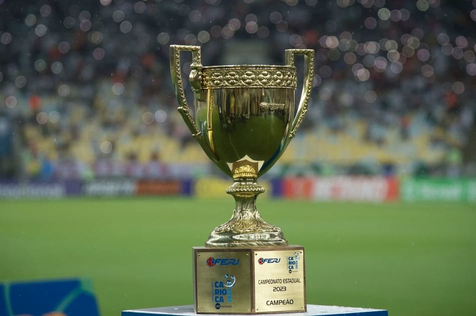 Fluminense x Flamengo - Final do Campeonato Carioca 2023 - Taça - Troféu