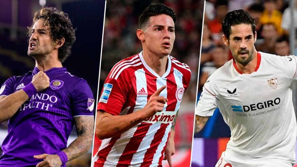 James Rodríguez fica livre no mercado: listamos 20 jogadores famosos sem clube atualmente