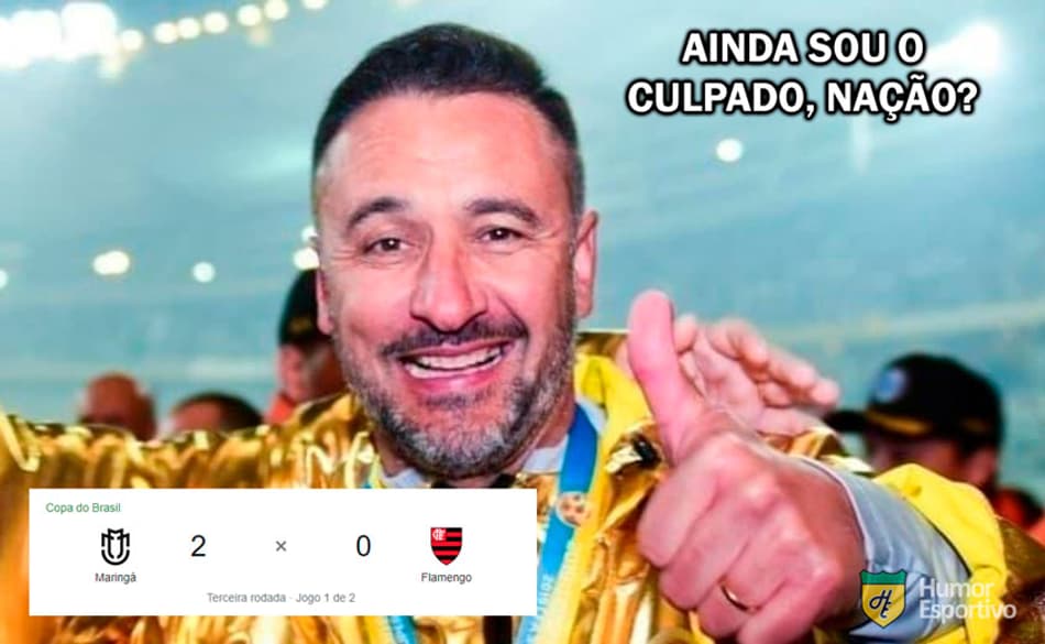 Rivais zoam o Flamengo após derrota para o Maringá na Copa do Brasil; veja os memes