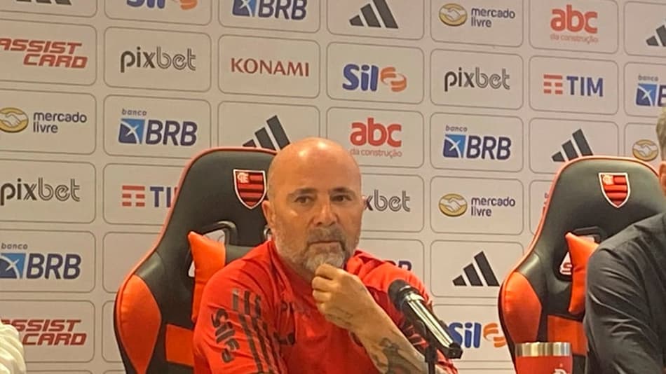 AO VIVO: Acompanhe a apresentação do técnico Jorge Sampaoli no Flamengo