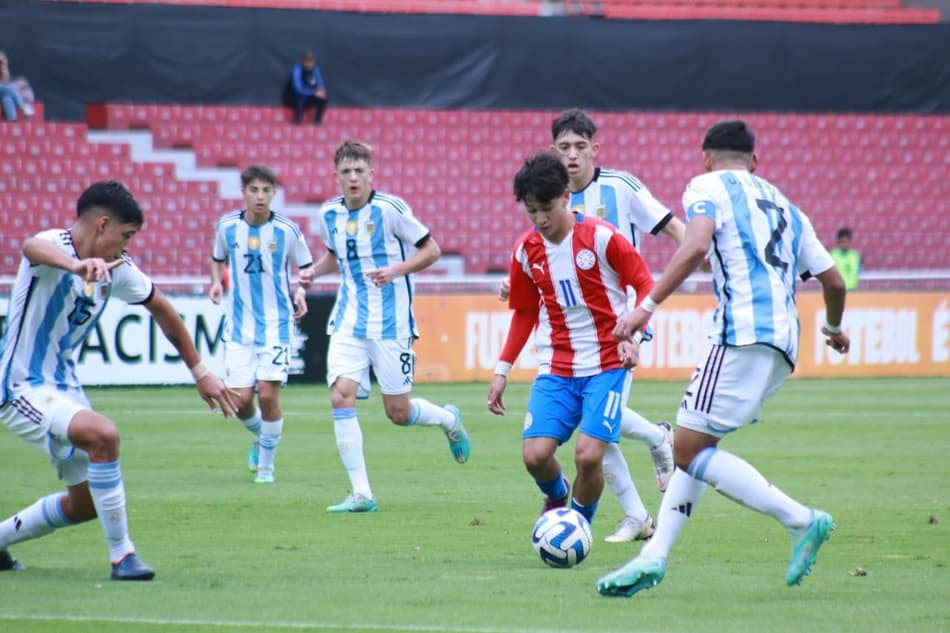 Paraguai e Argentina ficam no empate pelo Sul-Americano Sub-17