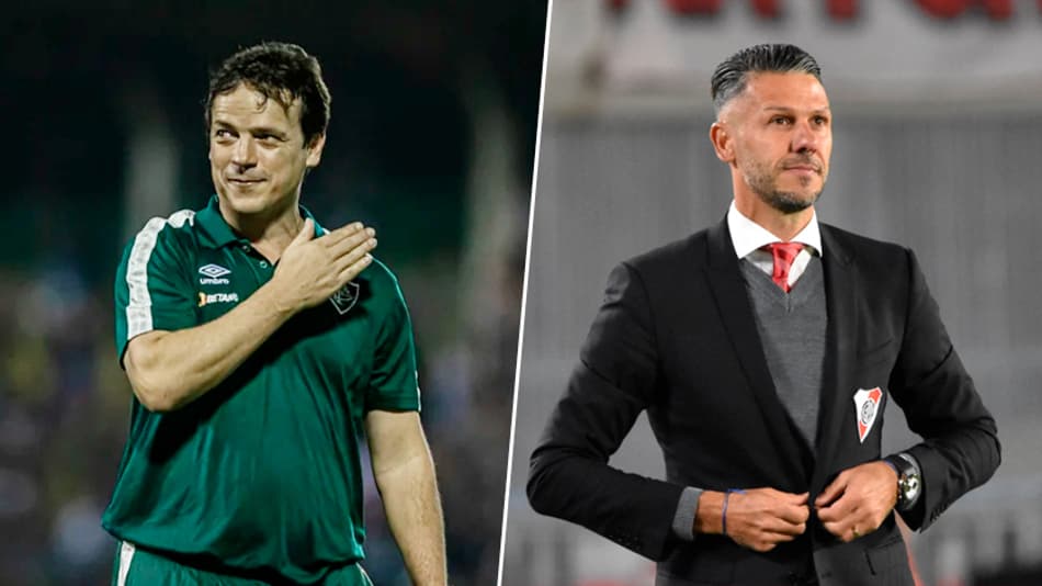 Diniz x Demichelis: treinadores em ascensão traçam caminhos para Fluminense e River na Libertadores