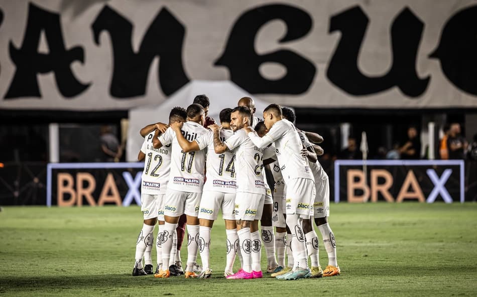 Com desfalque, Santos divulga escalação do clássico contra o Palmeiras