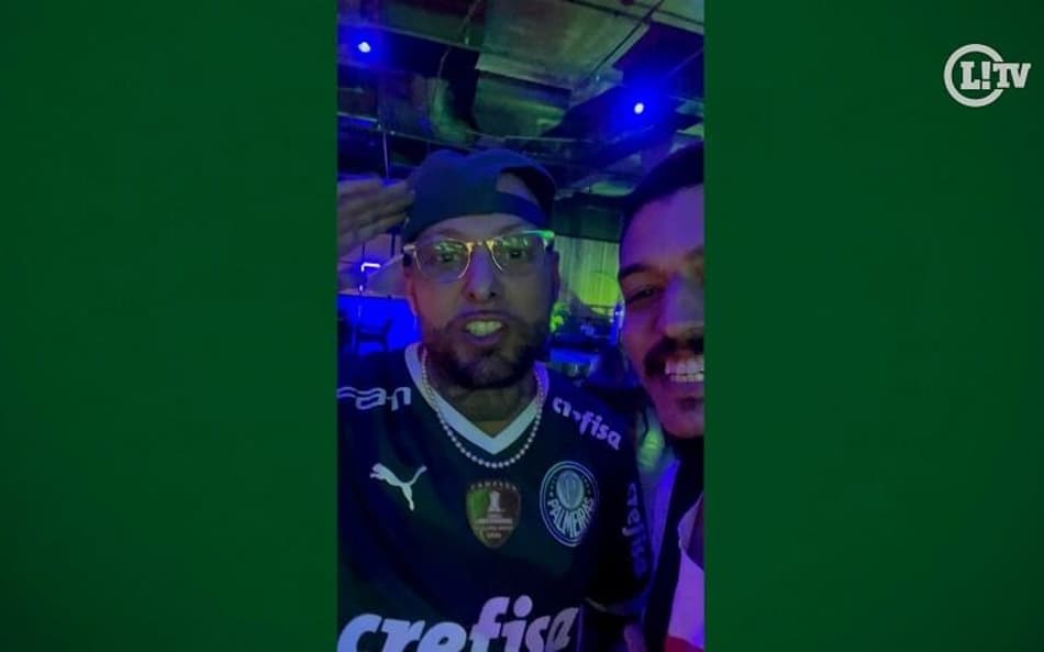 VÍDEO: Rapper Cabal enaltece grande fase de Raphael Veiga no Palmeiras após noite de gala
