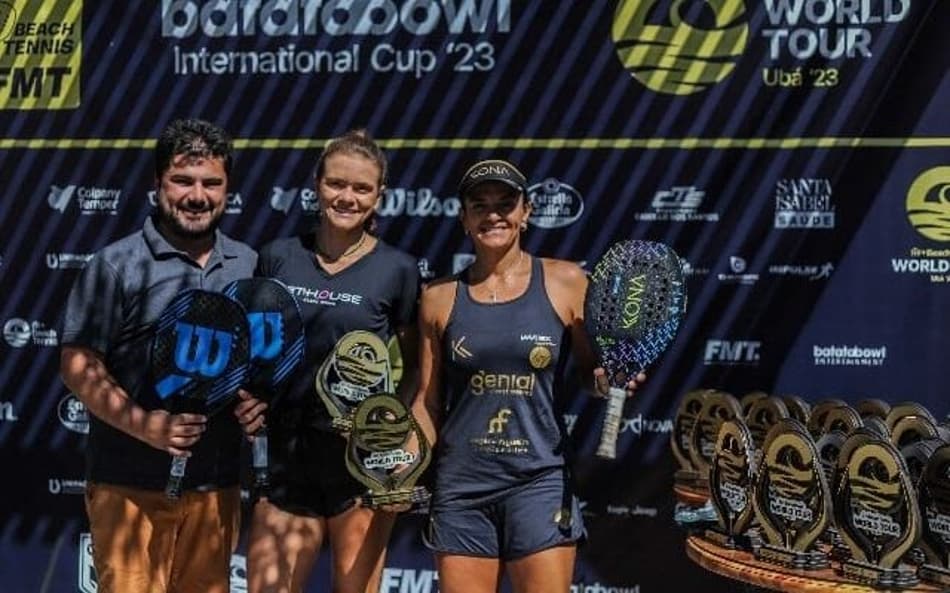 Definidos os campeões de torneio internacional de Beach Tennis em Ubá (MG)