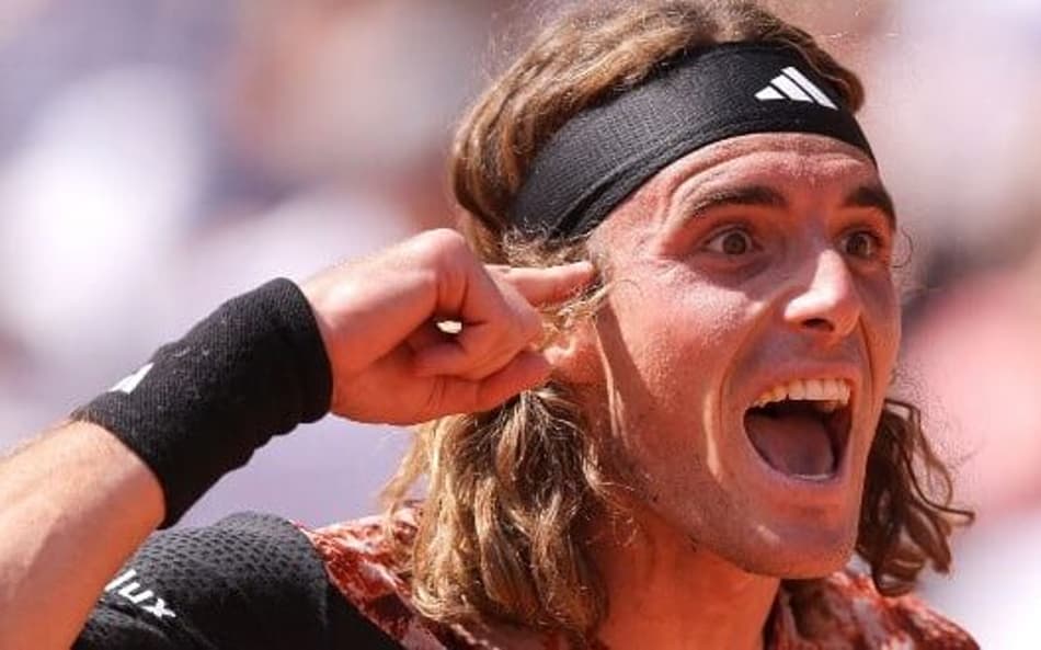 Tsitsipas passa sufoco, mas vence a 1ª em Roland Garros: ‘É estressante’