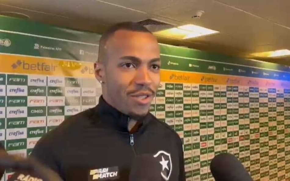 Marlon Freitas elogia desempenho do Botafogo na vitória contra o Palmeiras no Allianz Parque: ‘Jogar aqui é muito difícil’