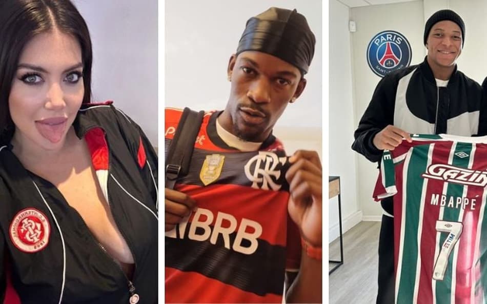 Jimmy Butler posa com camisa de gigante brasileiro: saiba famosos que têm carinho por clubes do Brasil