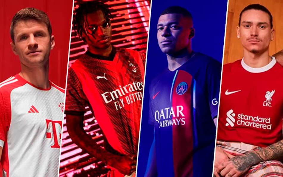Milan divulga nova camisa: confira uniformes vazados ou lançados para a próxima temporada europeia