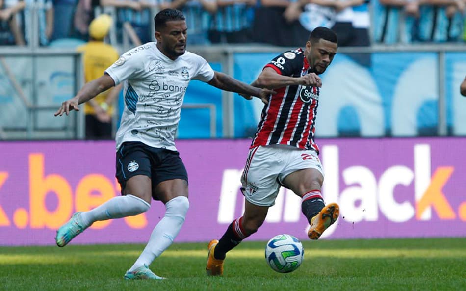 ATUAÇÕES: Com direito a ‘Lei do Ex’, São Paulo é derrotado pelo Grêmio no Brasileirão; Calleri leva a melhor nota