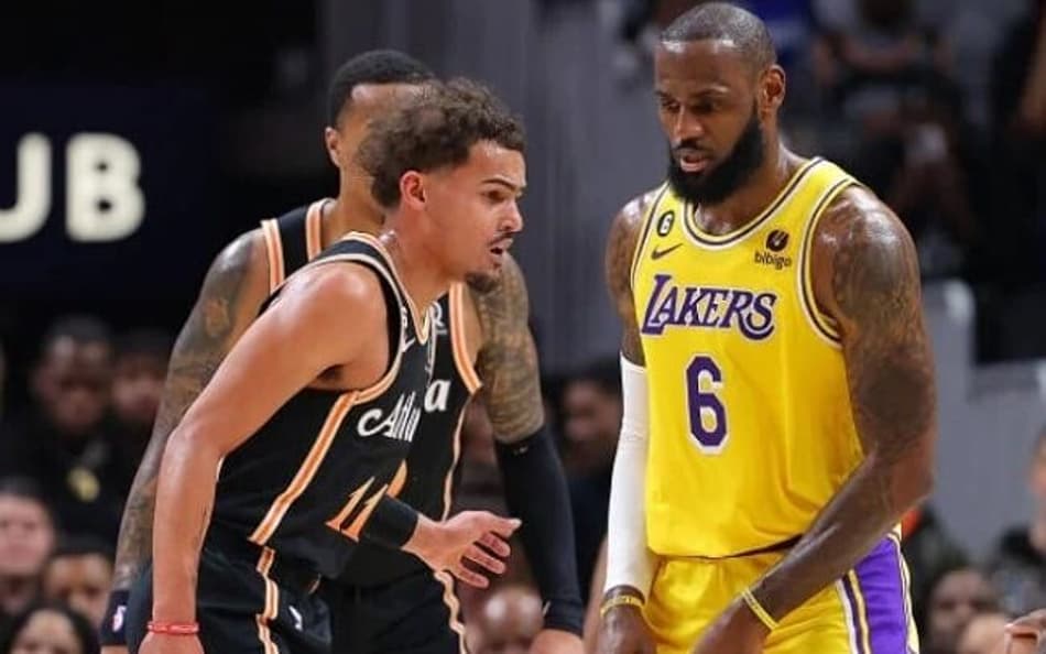 Trae Young responde a possibilidade de jogar com LeBron James: “Conversamos em breve”