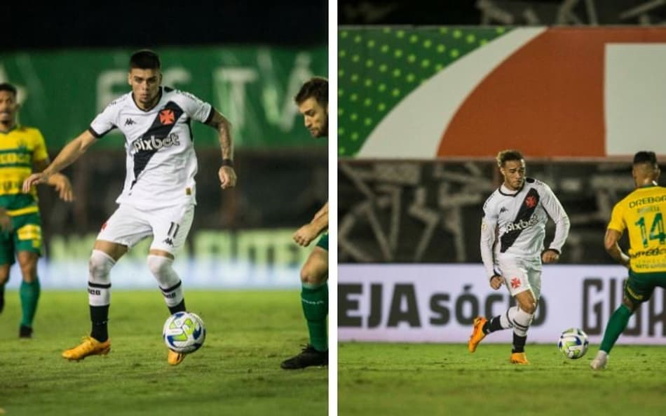 !Para Gui! Gabriel Pec e Figueiredo dedicam vitória do Vasco para pequeno torcedor com doença rara