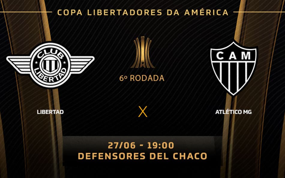 Libertad-PAR x Atlético-MG: onde assistir, prováveis times e desfalques